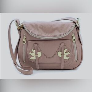 Marc by Marc Jacobs Petal To The Metal Natasha Crossbody Bag in Taupe/Pink